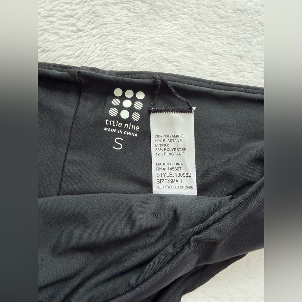 Title Nine Bikini Bottom - Solid Black NWT - Picture 4 of 5